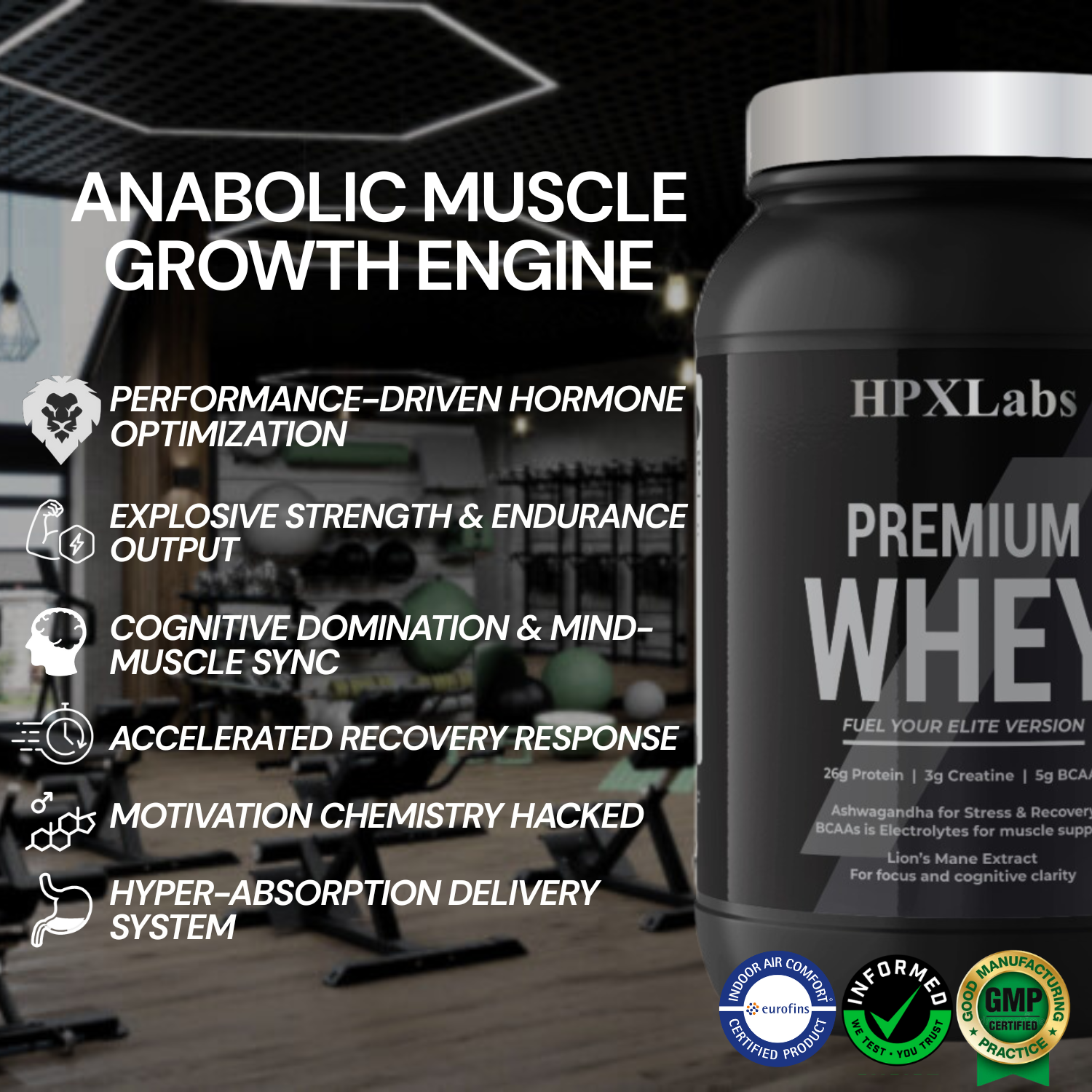HPX Labs Premium Whey Protien